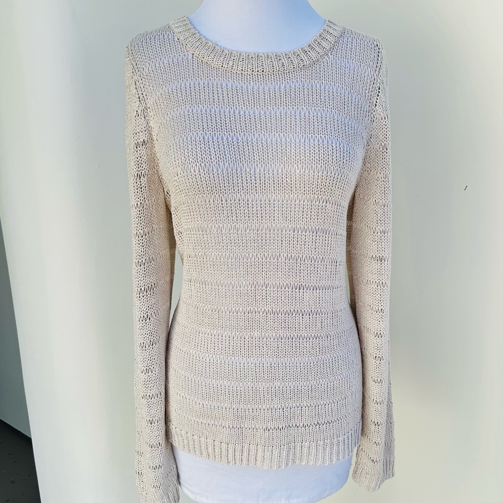 Lane Bryant Cream Knit Women's Sweater